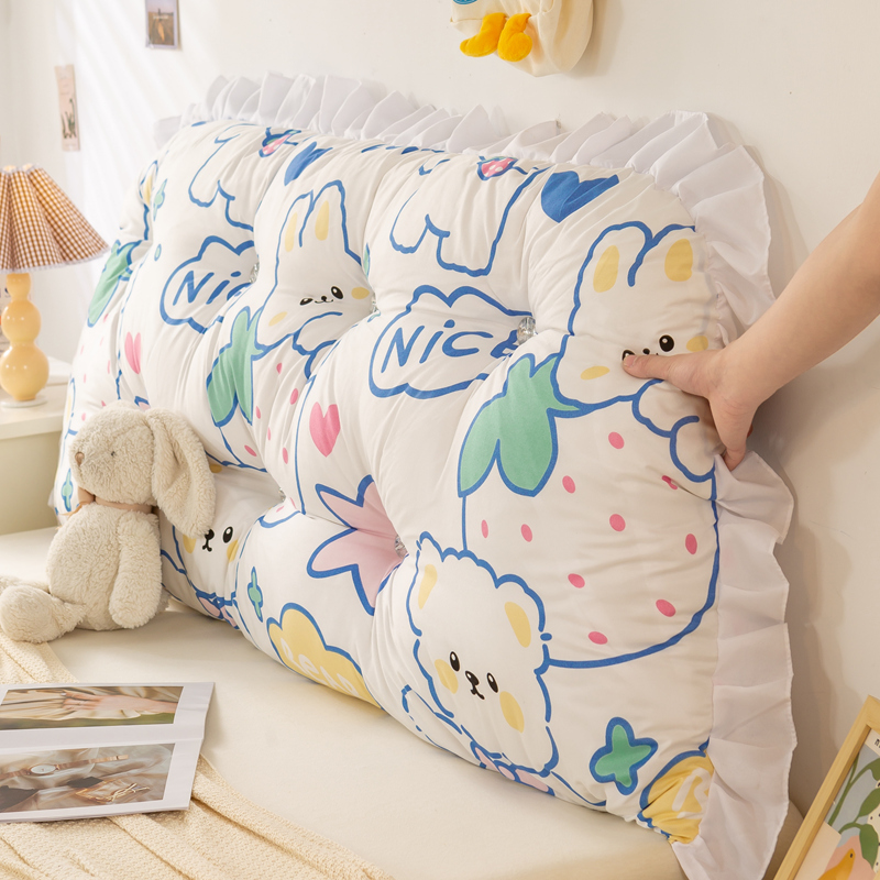 Headboard Cushion Backrest Tatami - Almohada larga de Tatami para dormitorio,