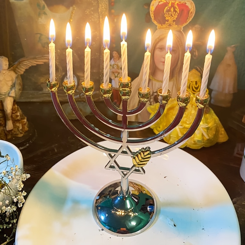 Tables - Candelabro de Hanukkah de 9 ramas