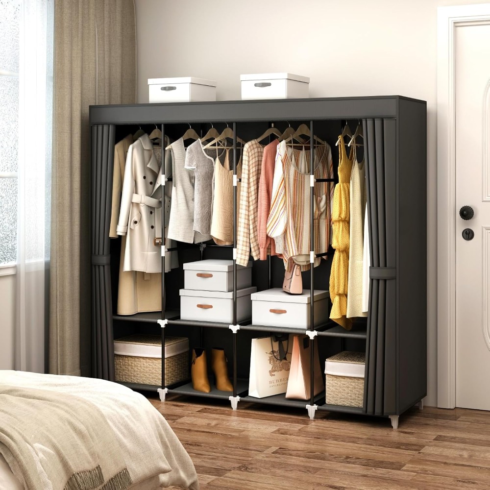 Wardrobe Closet Portable Fabric Cover - Armario Portátil con Envío en EE.