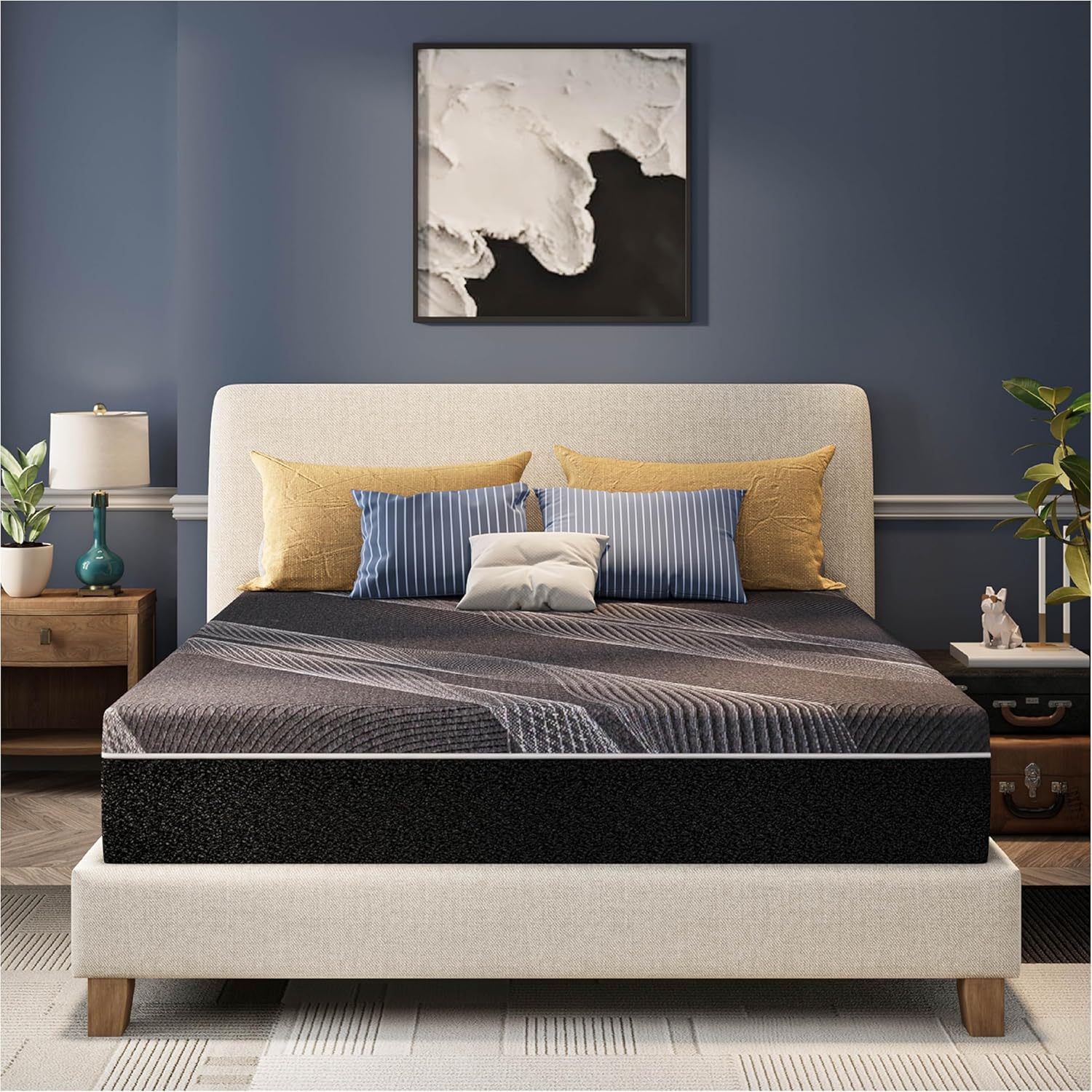 Memory Foam Mattress In A Box Queen - Colchón Queen de 12 pulgadas, colchón
