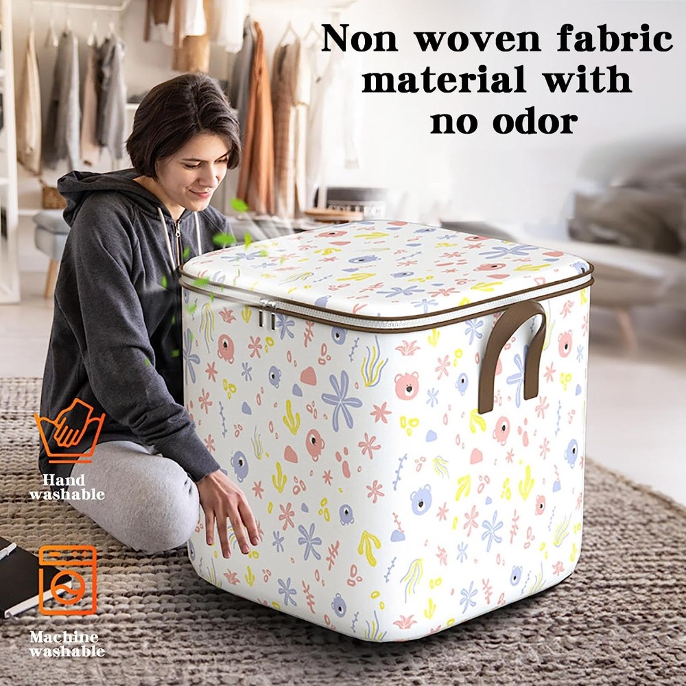 Wardrobe Closet Portable Fabric Cover - Caja de almacenamiento de ropa portátil,