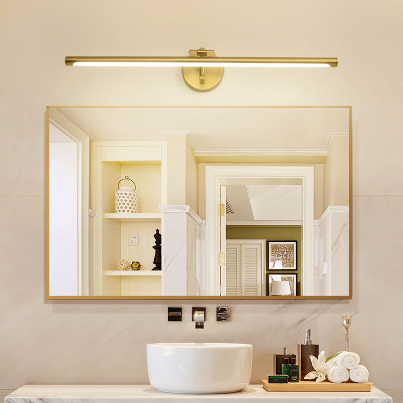 Dressing Table Vanity With Lighted Mirror - Luces LED de cobre para espejo