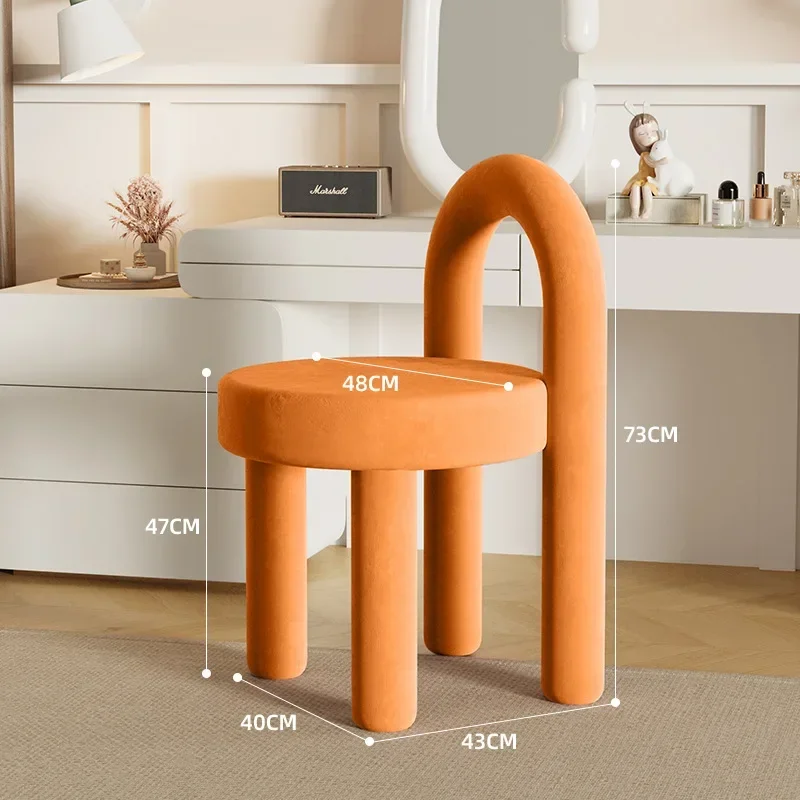 Bedroom Furniture - Taburete de maquillaje estable para dormitorio