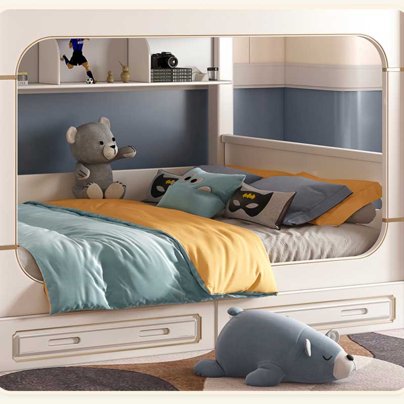 Bunk Bed With Stairs And Slide - Juego de Muebles Modernos para Dormitorio
