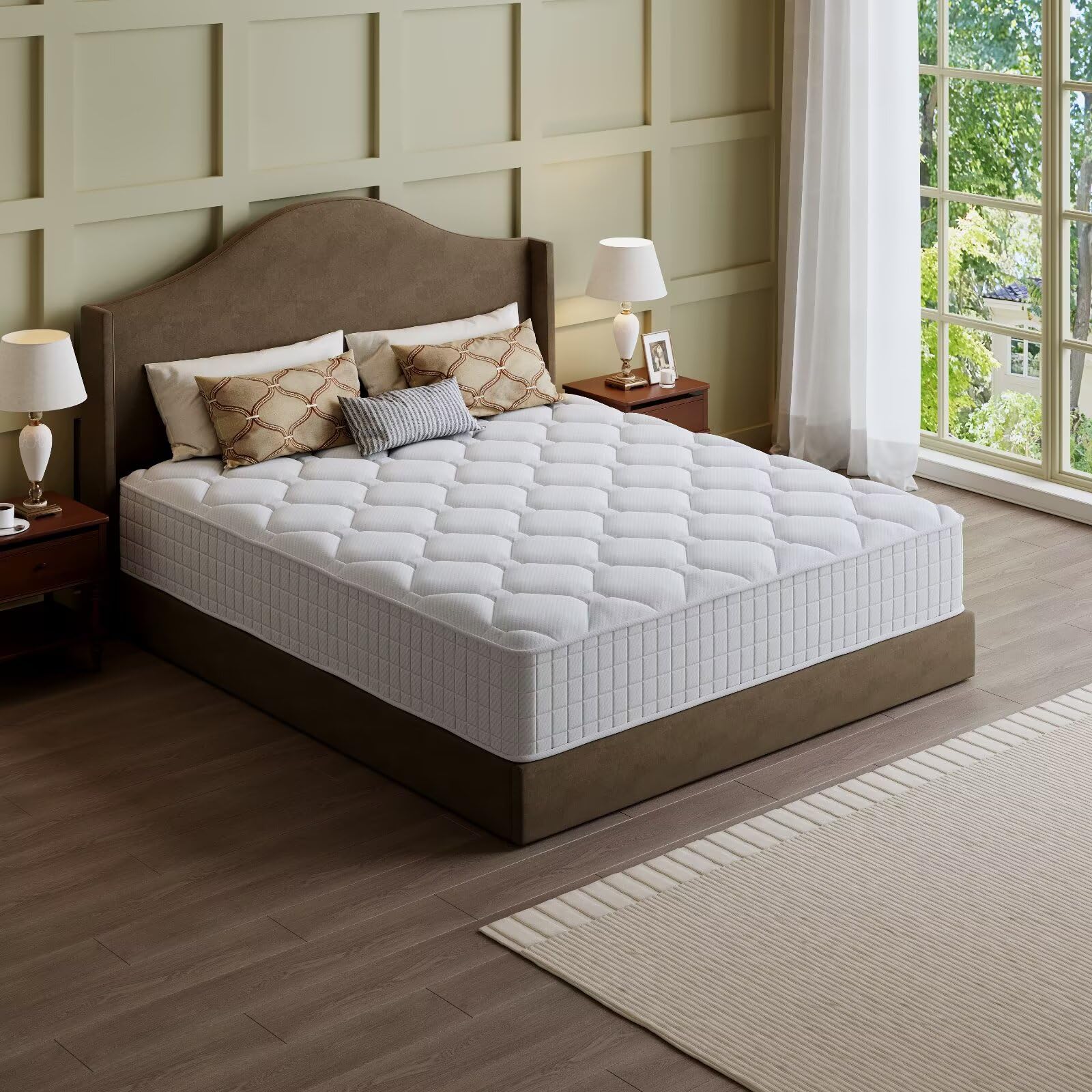 Memory Foam Mattress In A Box Queen - Colchón Queen, Colchón Híbrido de Espuma