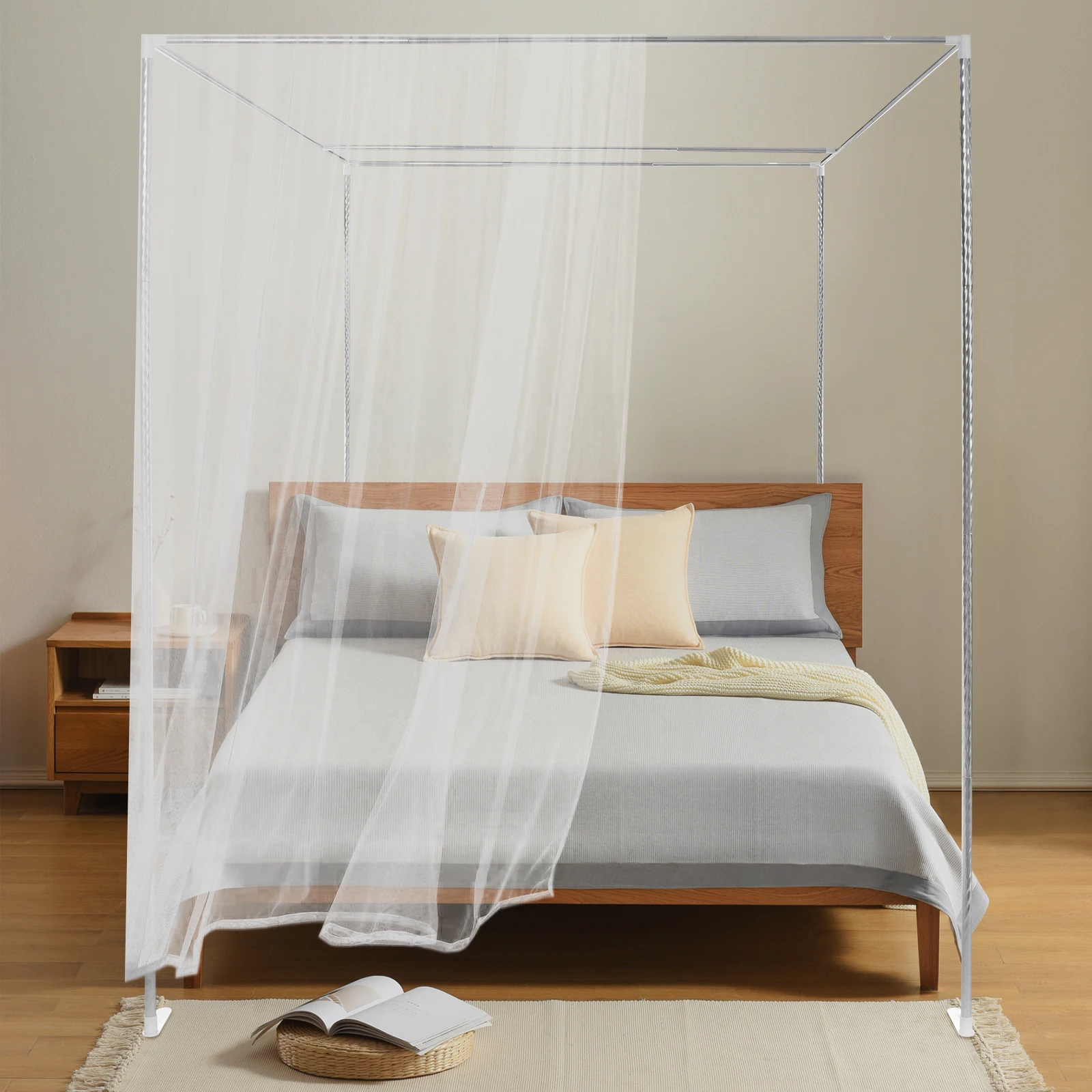Soporte Metálico para Mosquite - Canopy Bed Frame Metal Queen reseña y precio