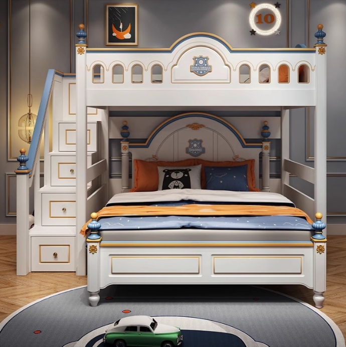 ¡Novedad! Diseño de Cama Doble - Bunk Bed With Stairs And Slide reseña y precio
