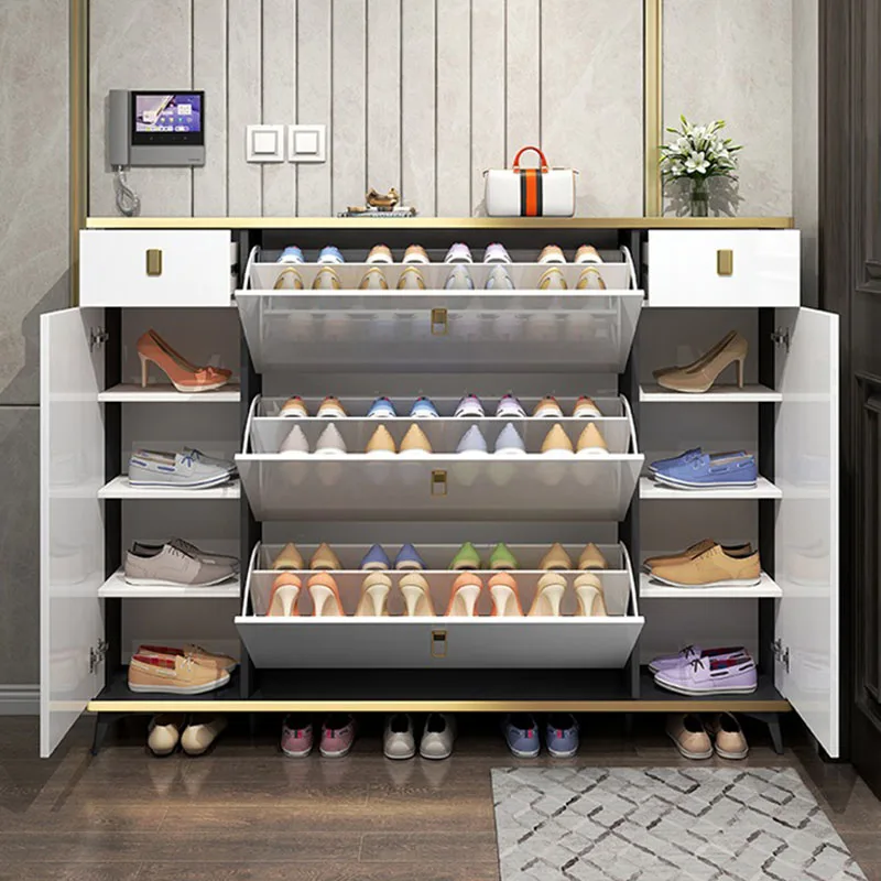 Gabinetes de zapatos estrechos - Shoe Rack Cabinet Narrow Entryway reseña y precio