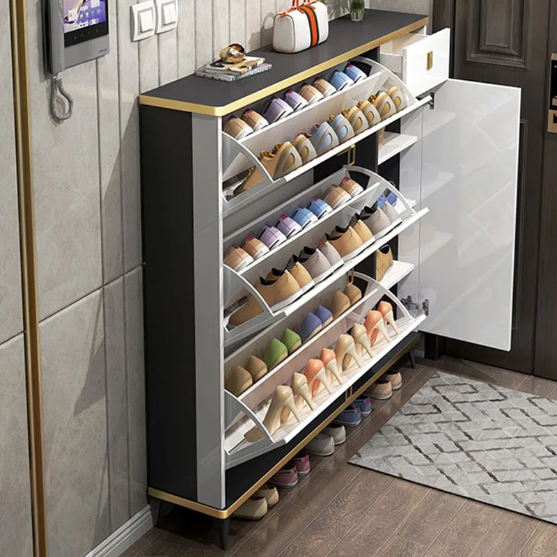 Gabinetes de zapatos estrechos - Shoe Rack Cabinet Narrow Entryway reseña y precio