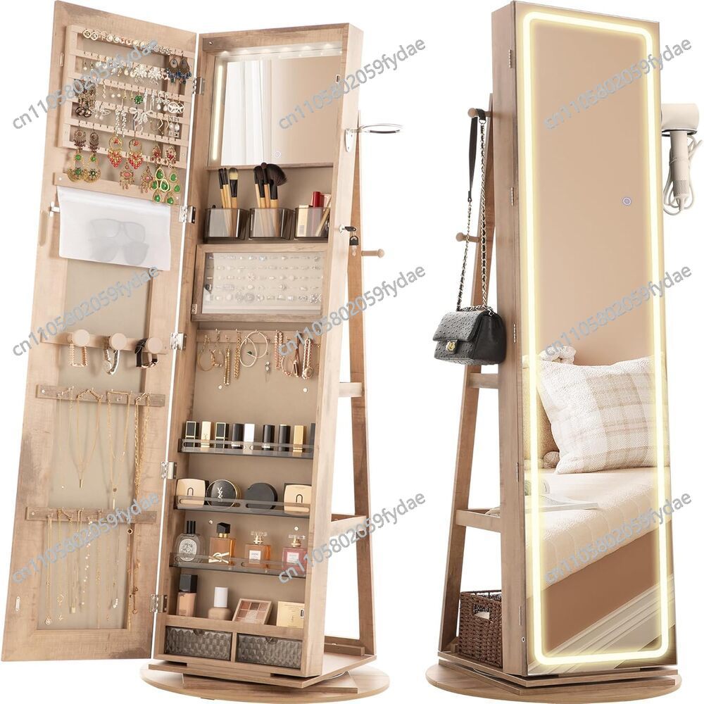 Gabinete de Joyería con Espejo - Full Length Mirror Jewelry Armoire reseña y precio