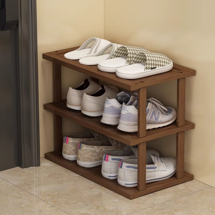 Zapatero de entrada color té,  - Shoe Rack Cabinet Narrow Entryway reseña y precio