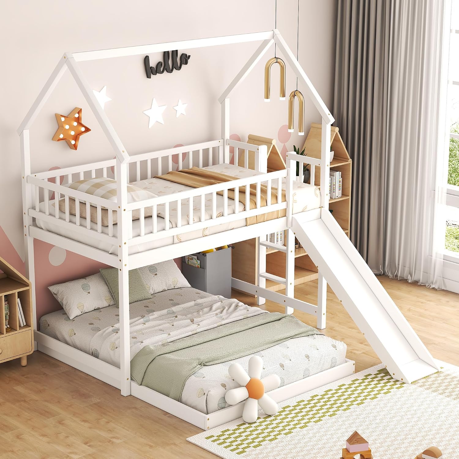 Cama litera con escaleras y to - Bunk Bed With Stairs And Slide reseña y precio