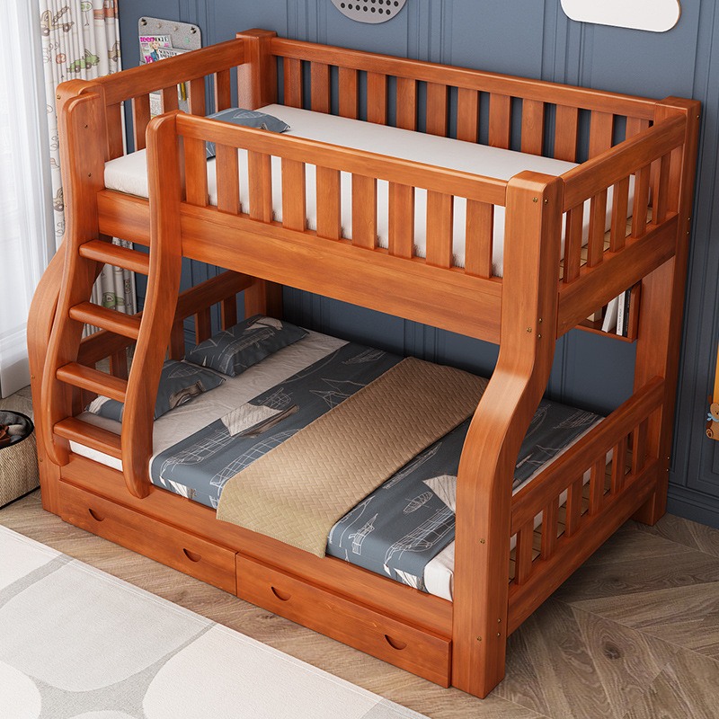 Cama doble para niños con estr - Bunk Bed With Stairs And Slide reseña y precio