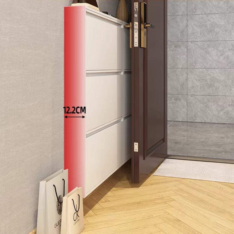 Zapatero Moderno y Delgado, Es - Shoe Rack Cabinet Narrow Entryway reseña y precio