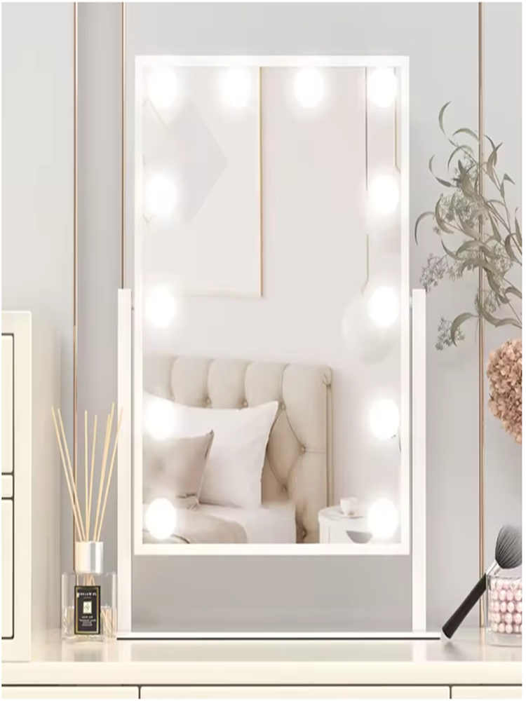 Bombillas LED Desmontables par - Dressing Table Vanity With Lighted Mirror reseña y precio