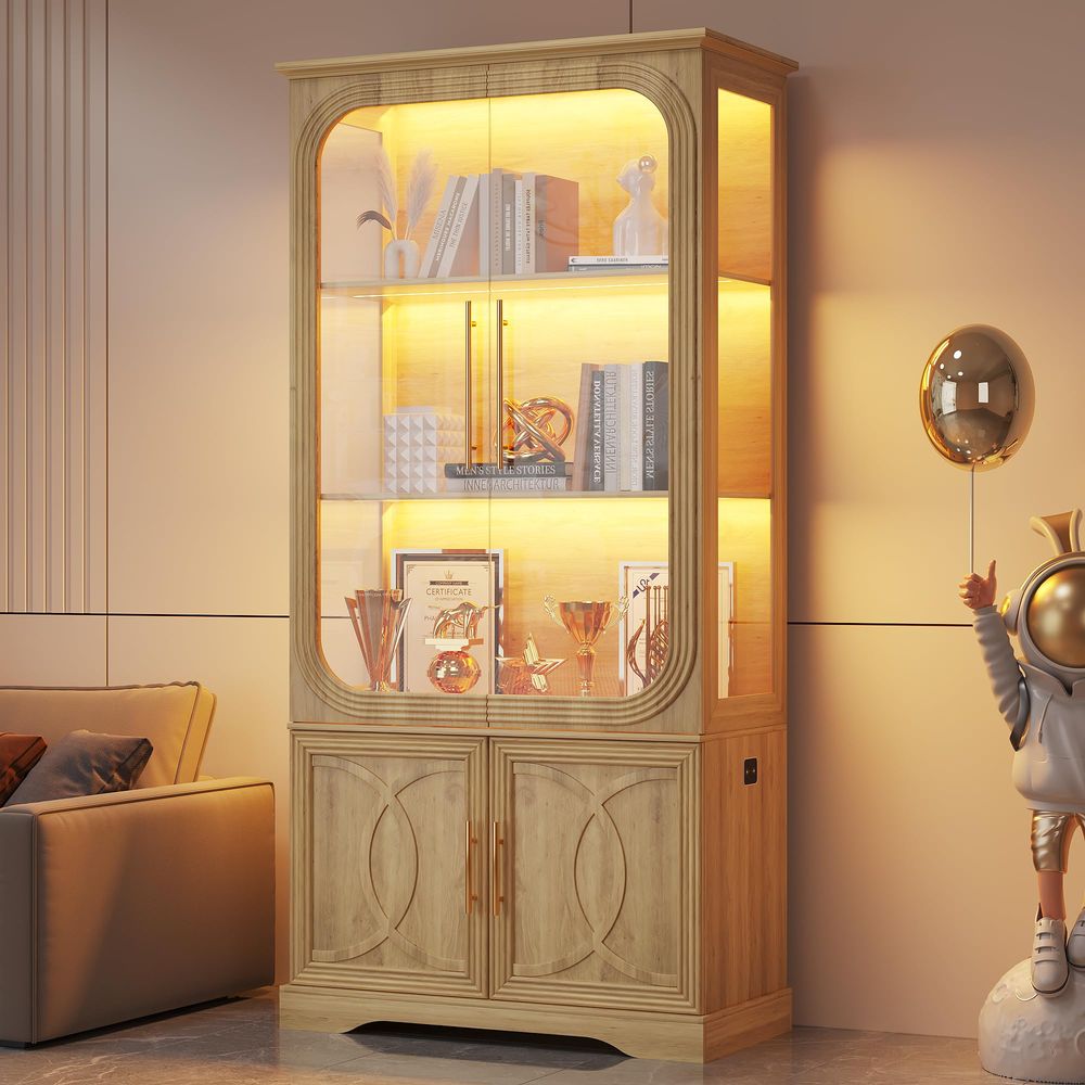 Vitrina con Puertas de Vidrio  - Storage reseña y precio