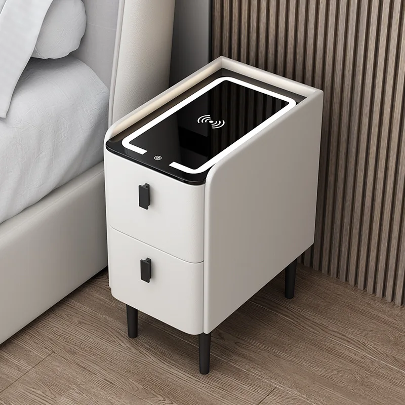 Mesita de Noche de Estilo Nórd - Solid Wood Nightstand 2 Drawers reseña y precio