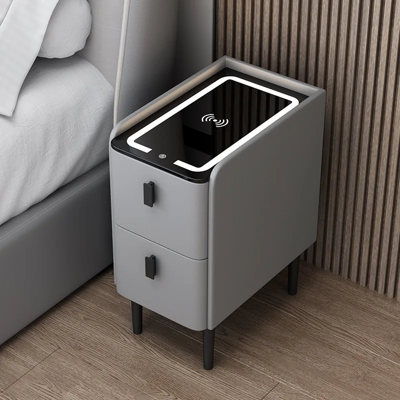 Mesita de Noche de Estilo Nórd - Solid Wood Nightstand 2 Drawers reseña y precio