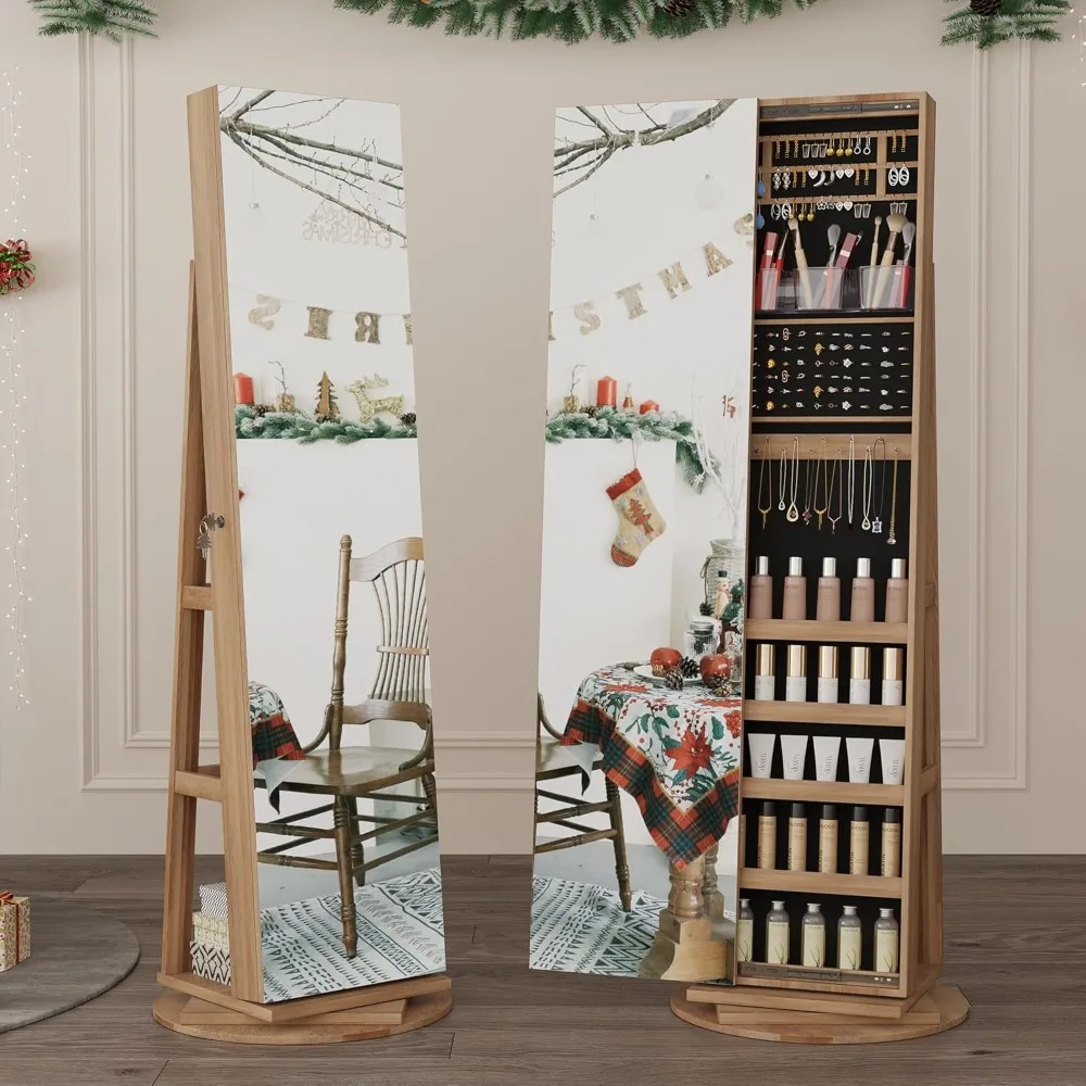 Organizador de armario de joye - Full Length Mirror Jewelry Armoire reseña y precio