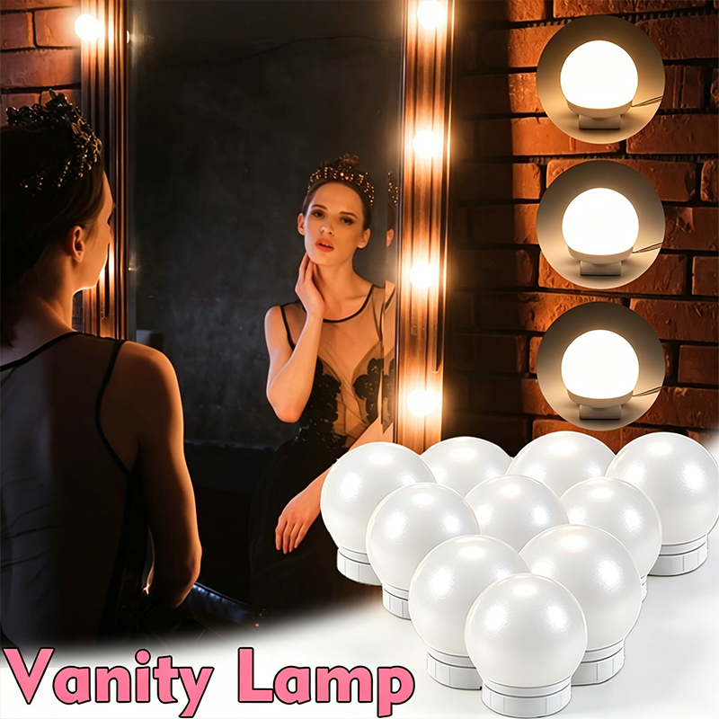 Kit de 10 Bombillas LED para E - Dressing Table Vanity With Lighted Mirror reseña y precio