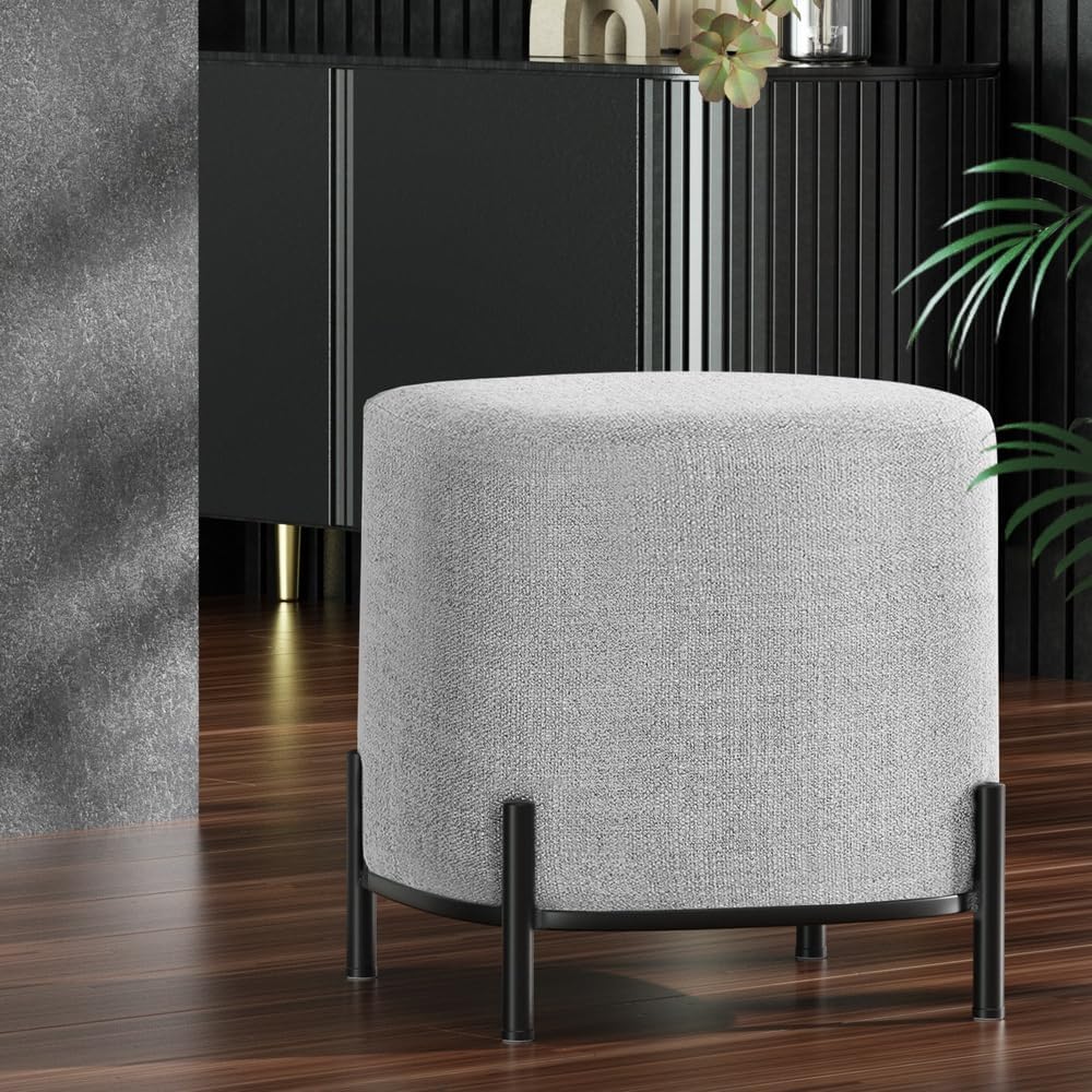 **/Ottoman, Reposapiés redondo - Bedroom Furniture reseña y precio