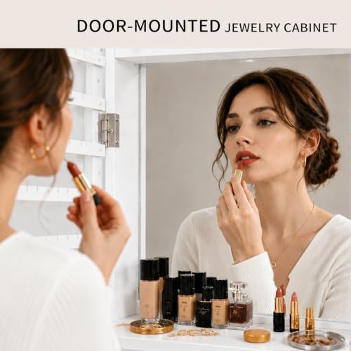 Armario Organizador de Joyas c - Full Length Mirror Jewelry Armoire reseña y precio