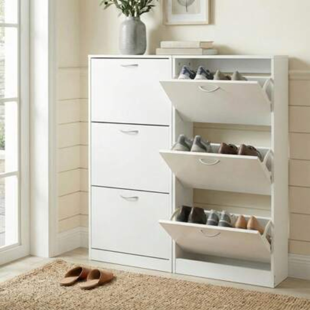 Zapatero para Entrada, Mueble  - Shoe Rack Cabinet Narrow Entryway reseña y precio