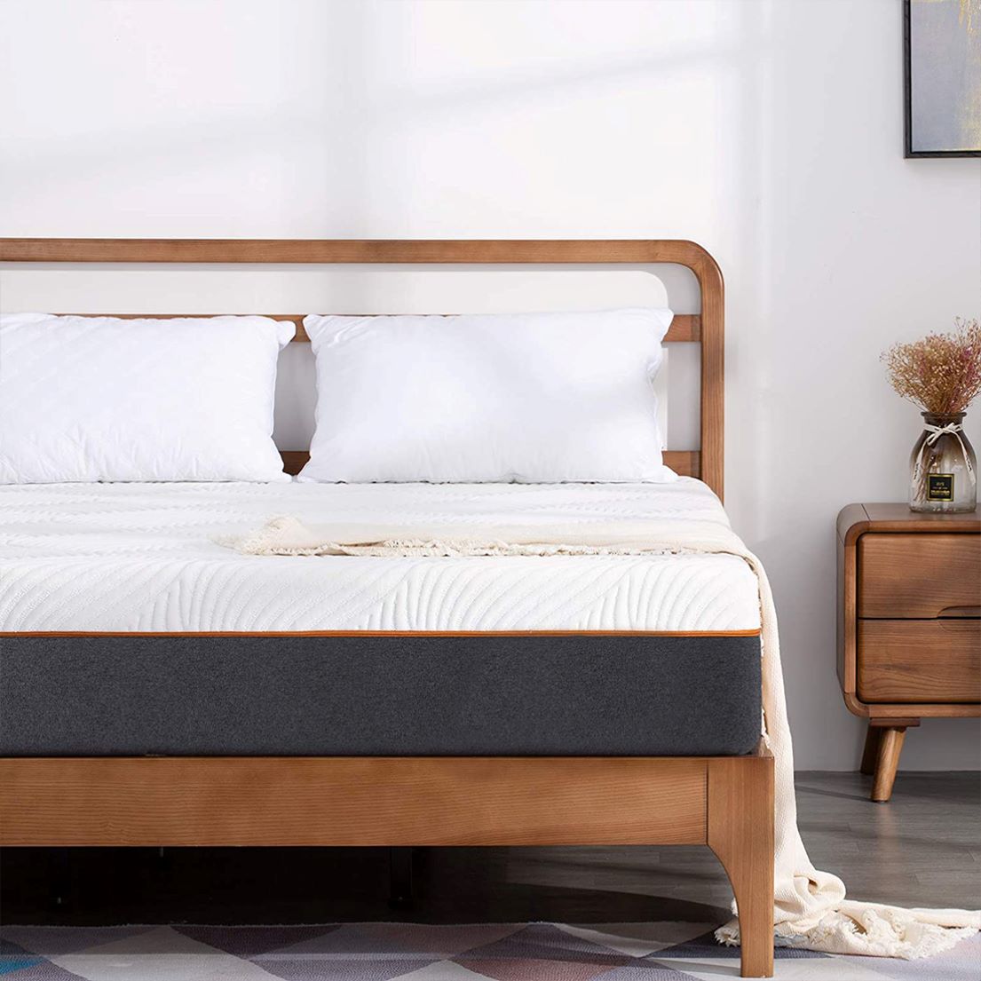 Fabricación barata Hotel King  - Memory Foam Mattress In A Box Queen reseña y precio