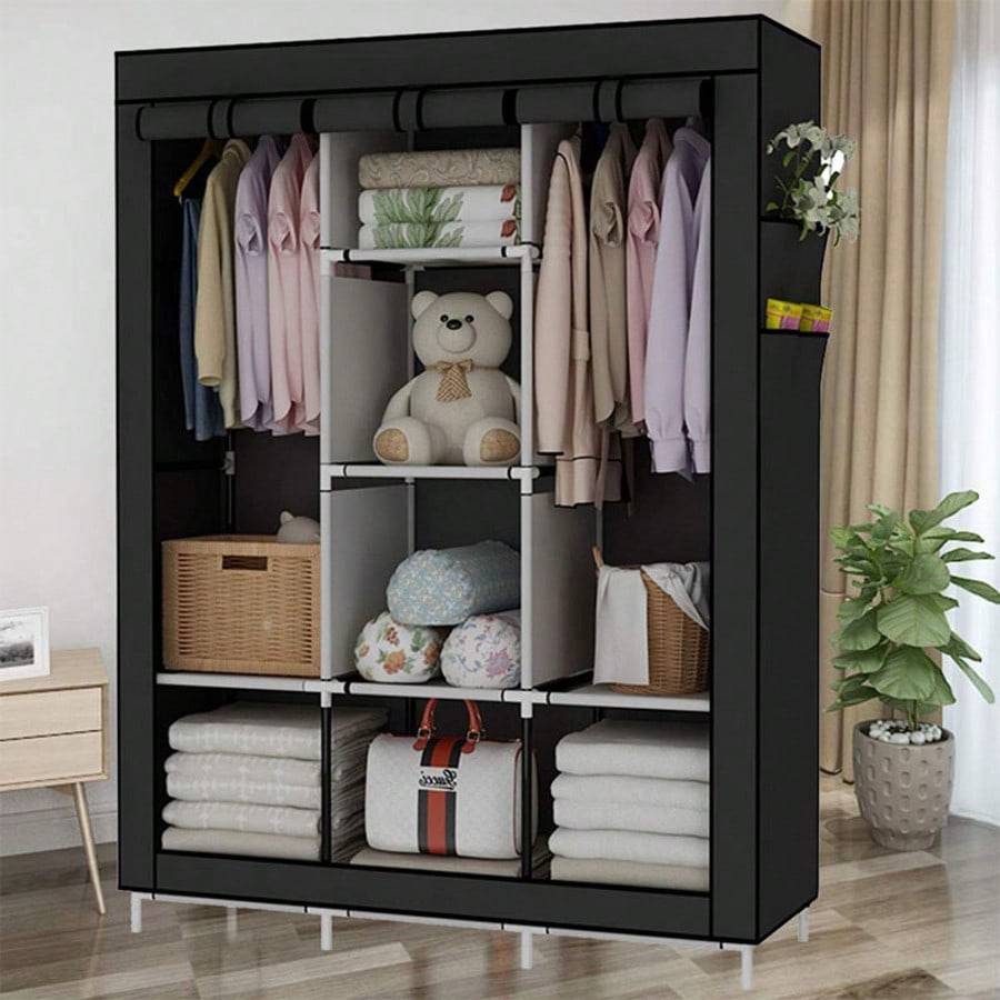 Armario Portátil de 71 Pulgada - Wardrobe Closet Portable Fabric Cover reseña y precio