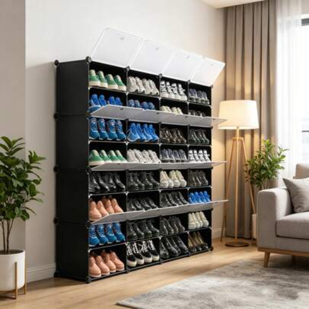 Organizador de zapatos portáti - Shoe Rack Cabinet Narrow Entryway reseña y precio