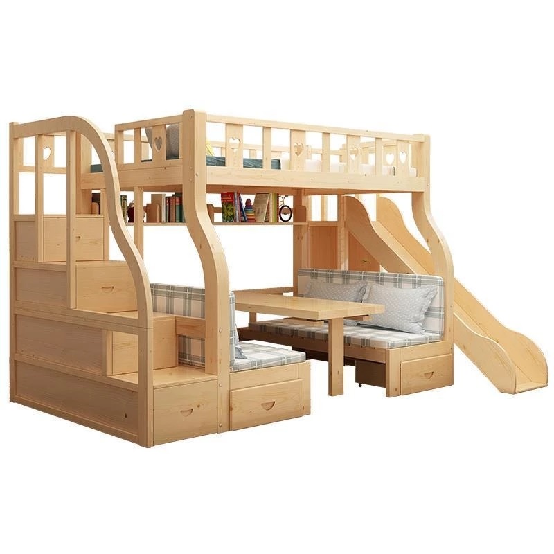 -Para litera multifunción, caj - Bunk Bed With Stairs And Slide reseña y precio