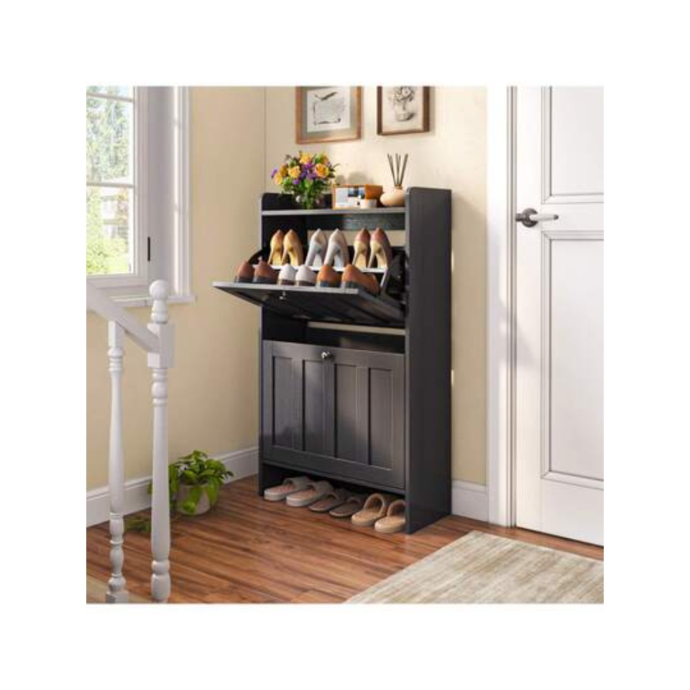 Zapatero estrecho independient - Shoe Rack Cabinet Narrow Entryway reseña y precio