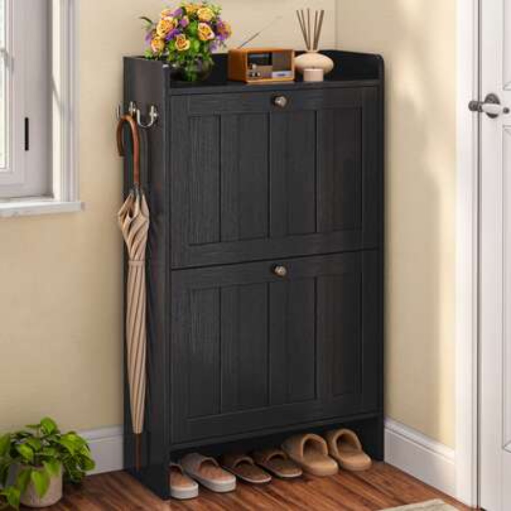 Zapatero estrecho independient - Shoe Rack Cabinet Narrow Entryway reseña y precio