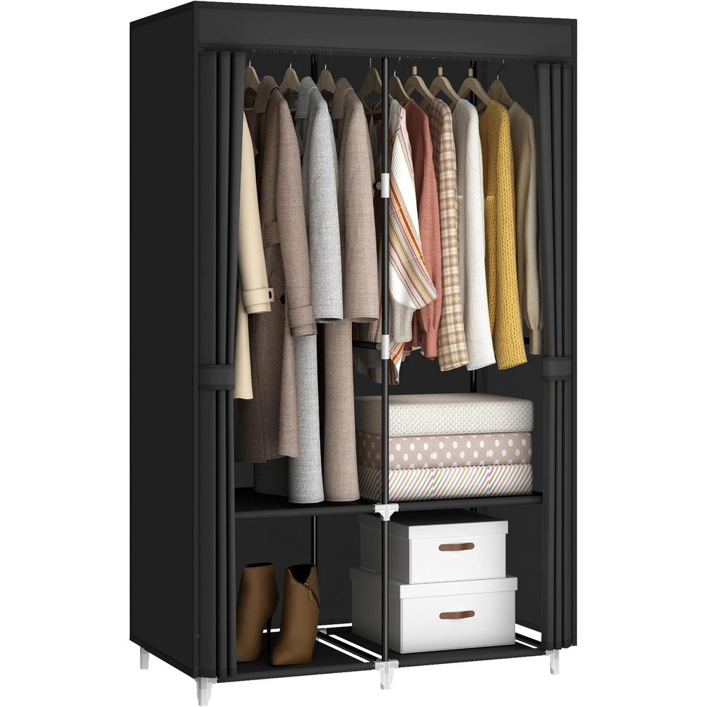 Armario Portátil para Espacios - Wardrobe Closet Portable Fabric Cover reseña y precio