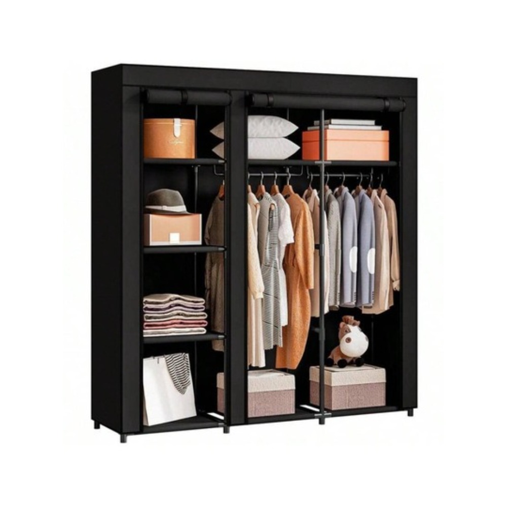 Armario Portátil Organizador d - Wardrobe Closet Portable Fabric Cover reseña y precio