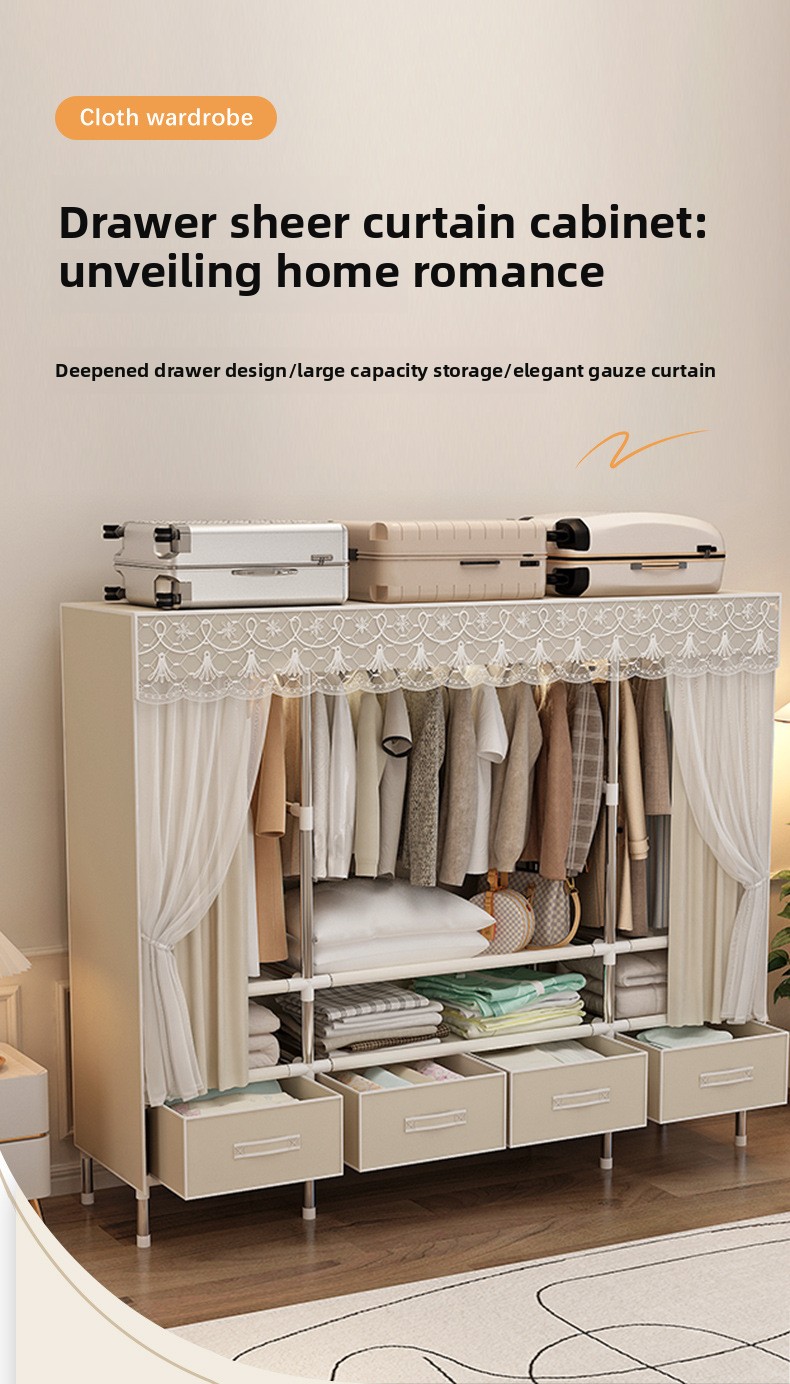 Armario Portátil con Cubierta, - Wardrobe Closet Portable Fabric Cover reseña y precio
