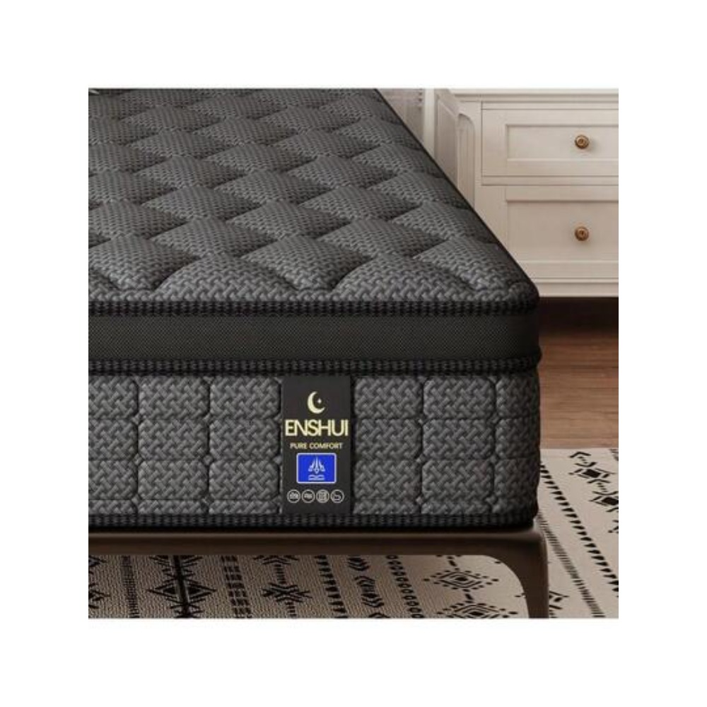 Colchón Híbrido de 12 Pulgadas - Memory Foam Mattress In A Box Queen reseña y precio