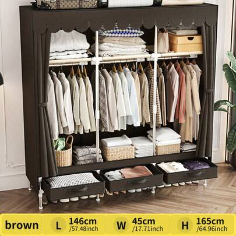 Armario Portátil Organizador d - Wardrobe Closet Portable Fabric Cover reseña y precio