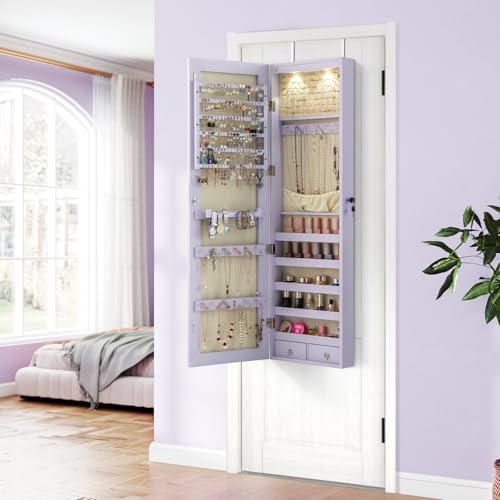 Armario para Joyas de Pared o  - Full Length Mirror Jewelry Armoire reseña y precio