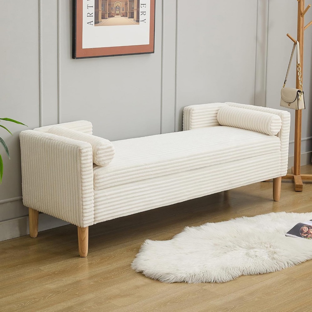 con patas de madera, banco de  - Bedroom Furniture reseña y precio
