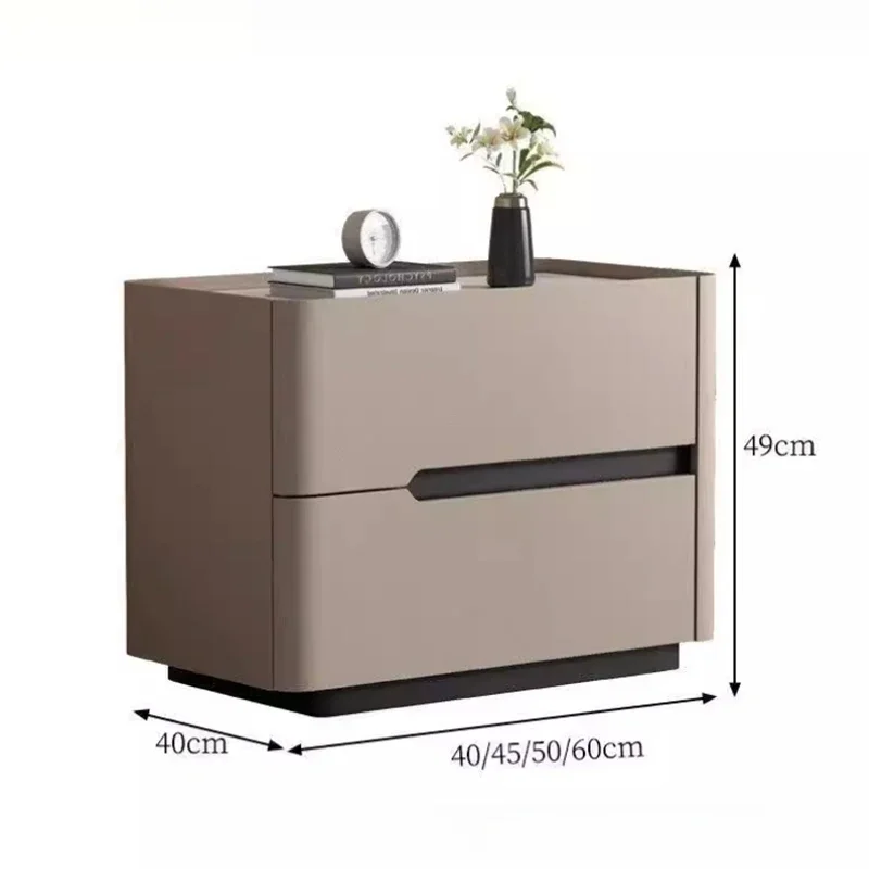 Mesita De Noche moderna nórdic - Solid Wood Nightstand 2 Drawers reseña y precio