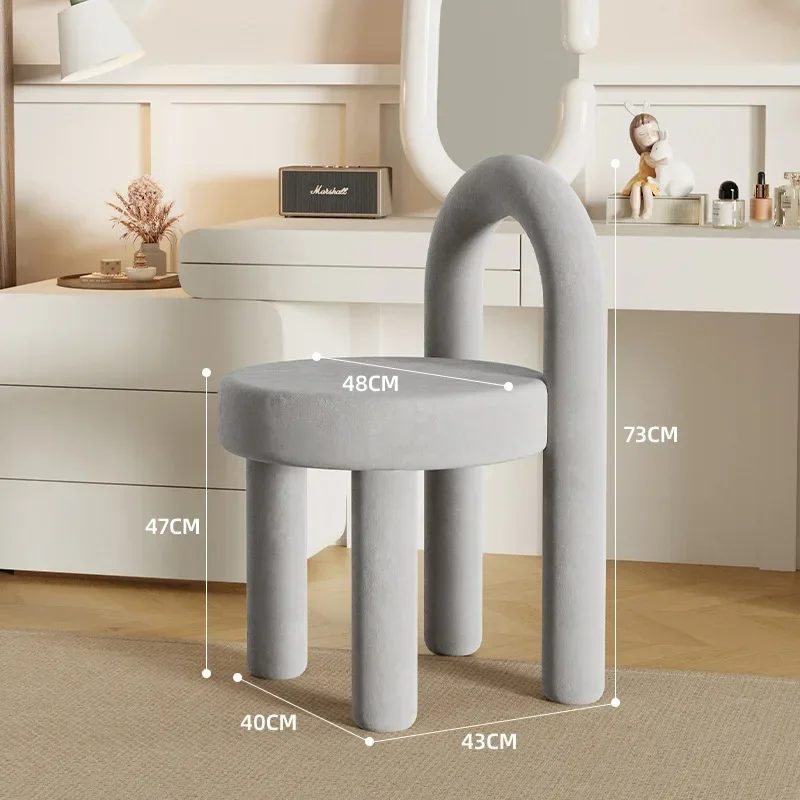 Taburete de maquillaje estable - Bedroom Furniture reseña y precio