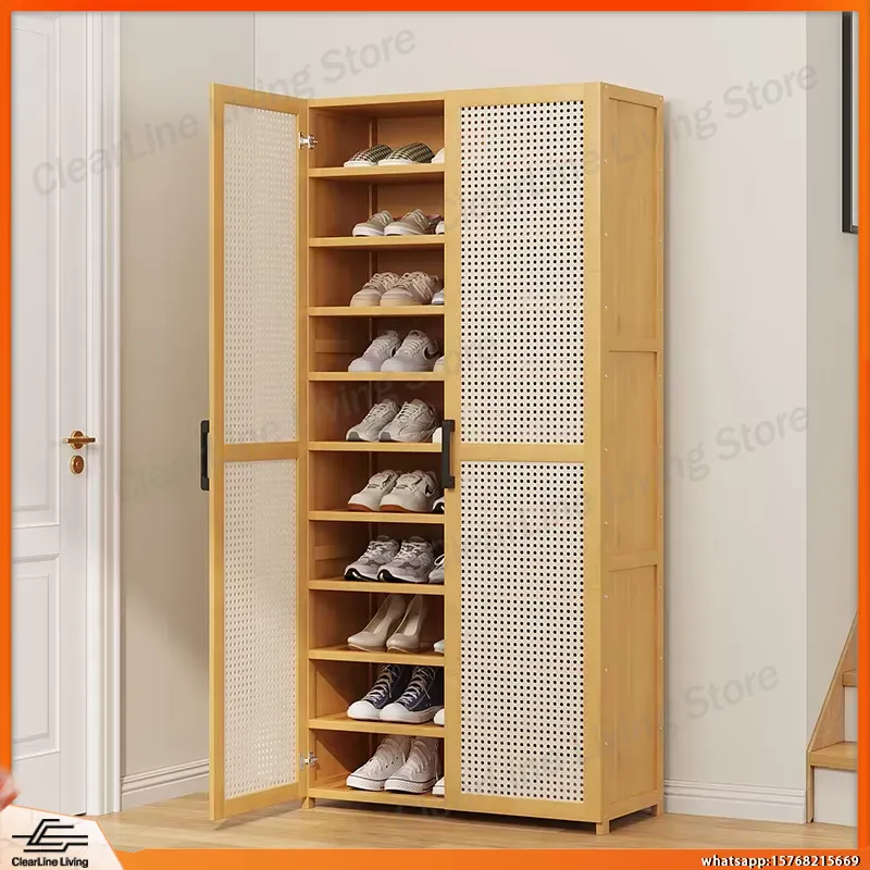 Zapatero Moderno de Múltiples  - Shoe Rack Cabinet Narrow Entryway reseña y precio