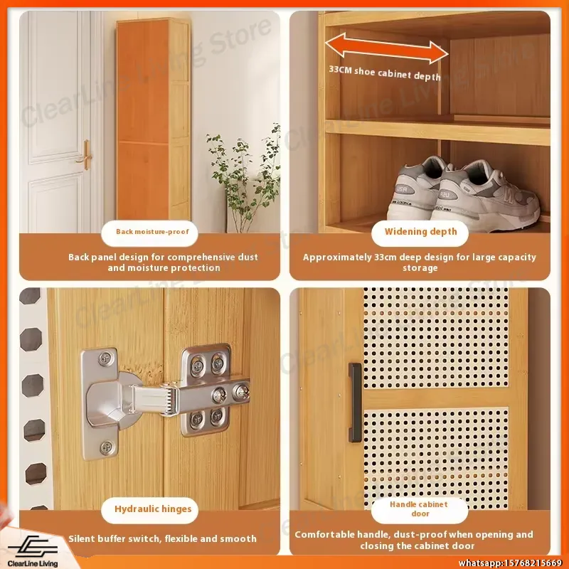 Zapatero Moderno de Múltiples  - Shoe Rack Cabinet Narrow Entryway reseña y precio