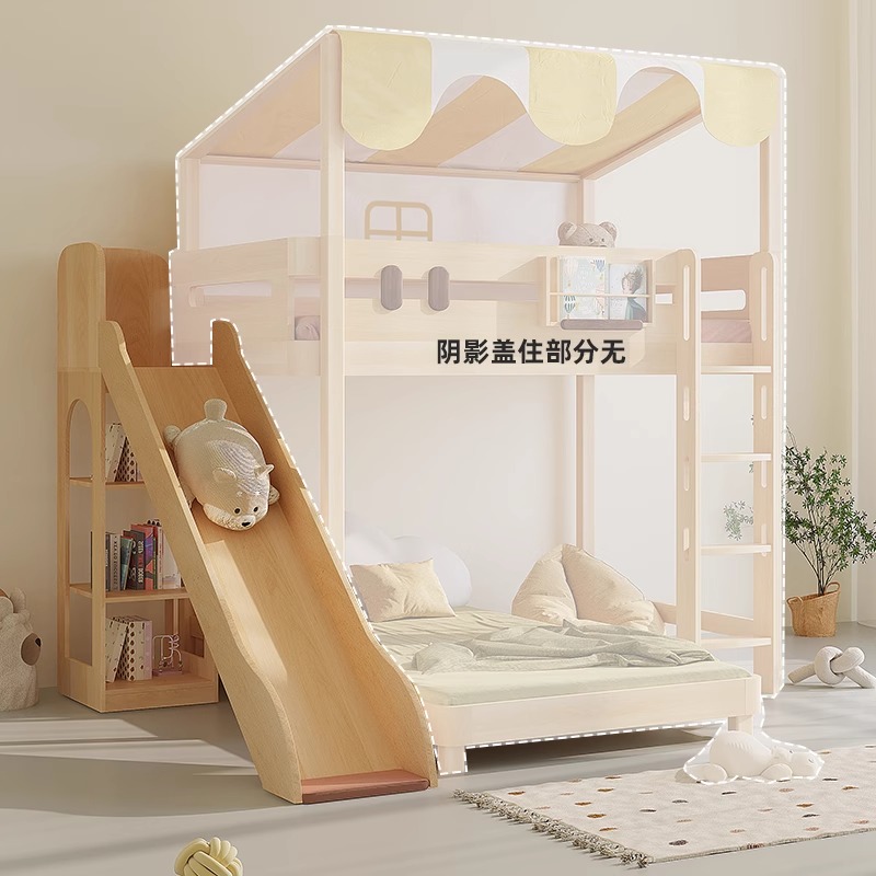 Diapositivas para litera, vent - Bunk Bed With Stairs And Slide reseña y precio
