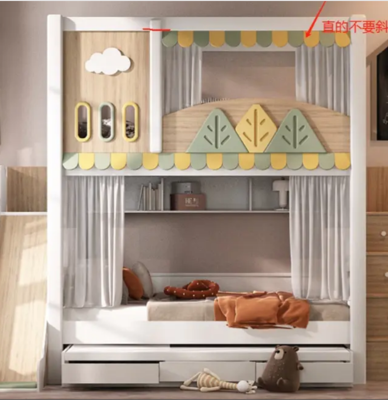 Cama litera infantil moderna c - Bunk Bed With Stairs And Slide reseña y precio