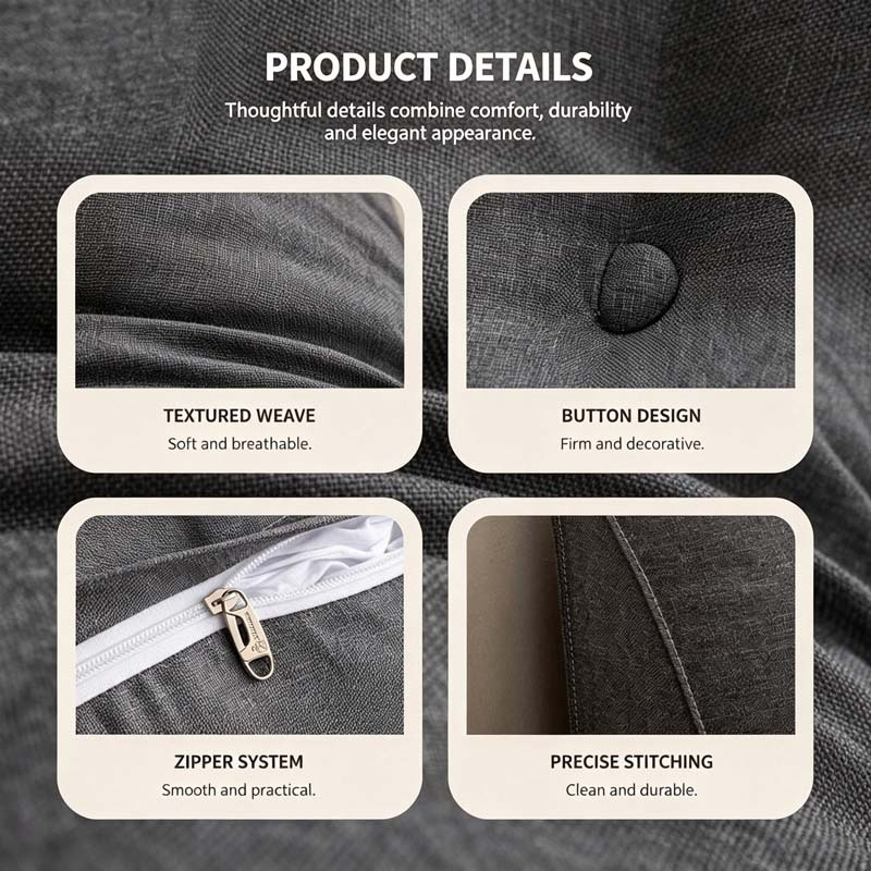 Cojín Grande para Cabecero, Re - Headboard Cushion Backrest Tatami reseña y precio