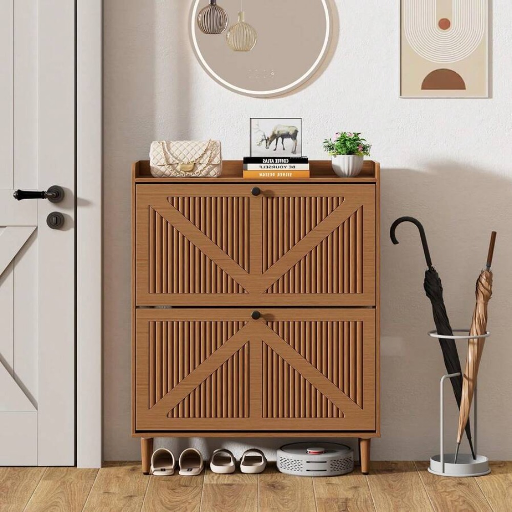 Armario de almacenamiento de z - Shoe Rack Cabinet Narrow Entryway reseña y precio