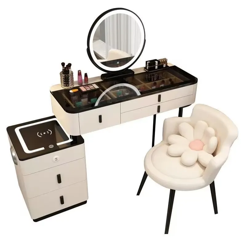 Muebles de Dormitorio Modernos - Dressing Table Vanity With Lighted Mirror reseña y precio