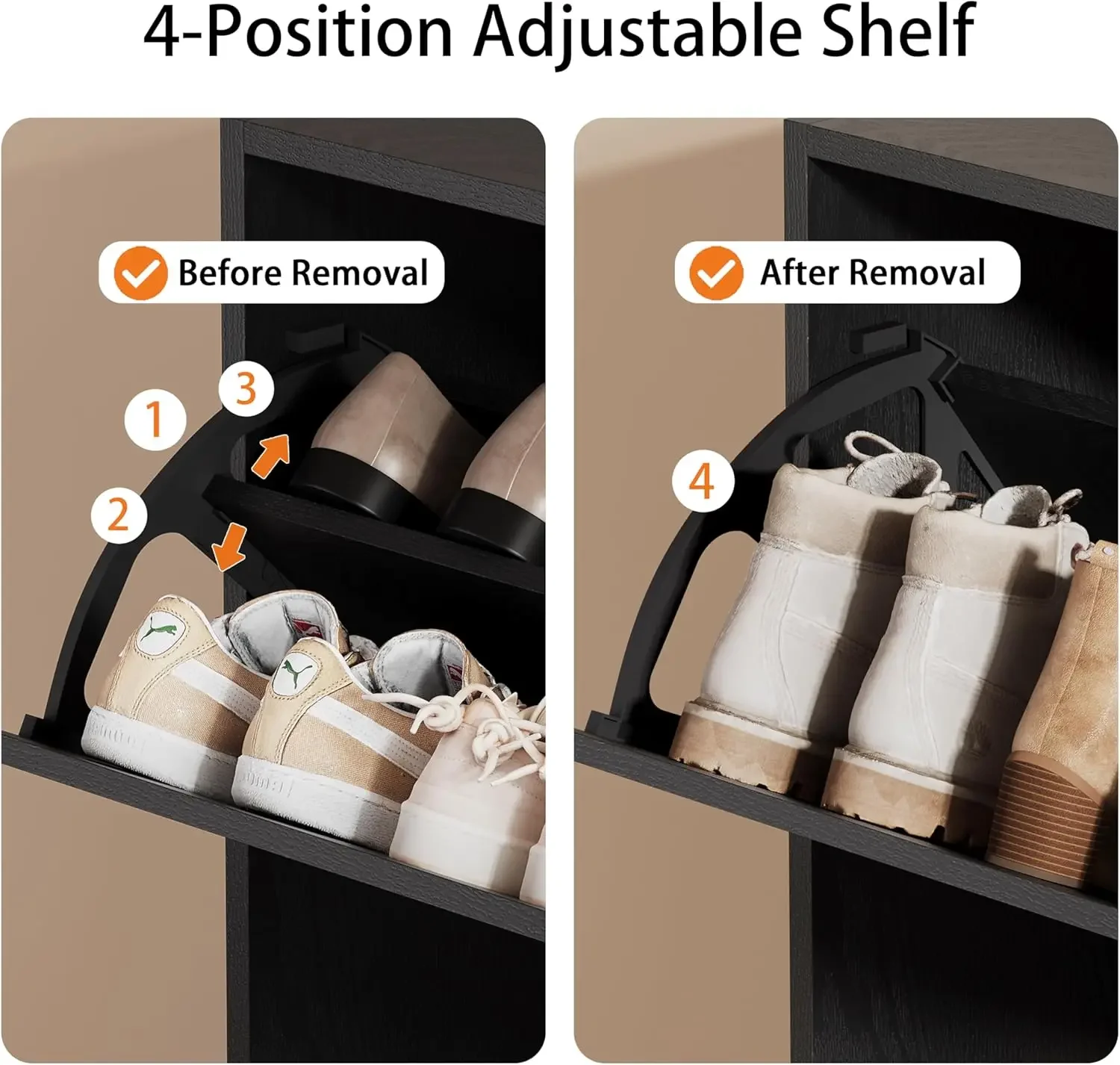 Mueble Zapatero de Madera para - Shoe Rack Cabinet Narrow Entryway reseña y precio